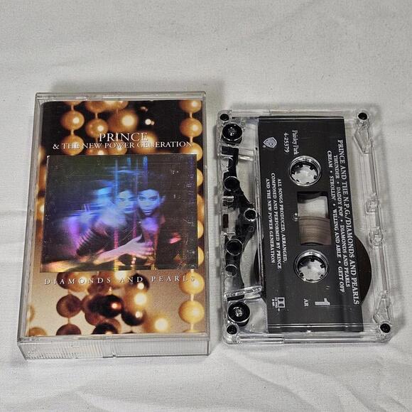PRINCE DIAMONDS AND PEARLS Cassette Tape 1991 Rock Funk Soul Rare - Picture 1 of 5